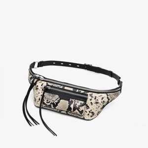 Rag & Bone Elliot Snake Embossed Leather Fanny Pack ***Like New